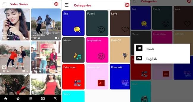 short-video-status-mobile-App
